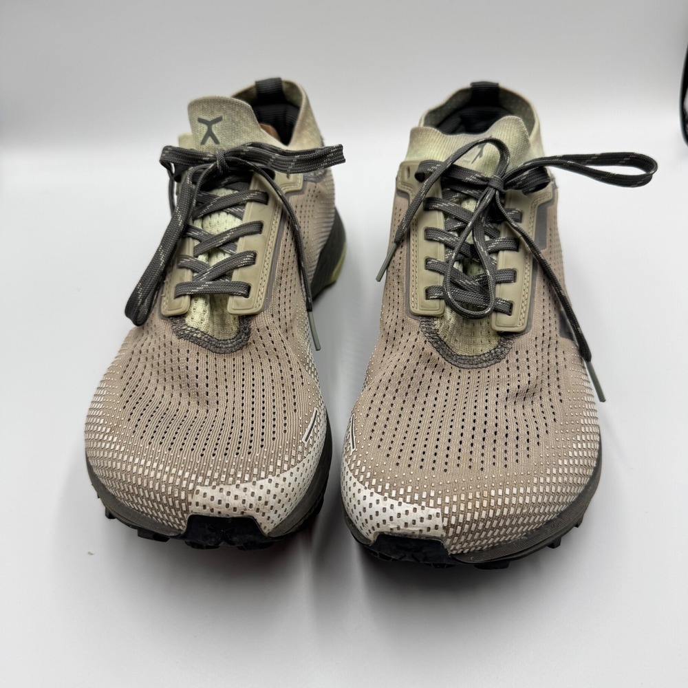 Flux Adapt Runner Tan Charcoal Mesh Training Shoes Mens 9.5 Womens 11